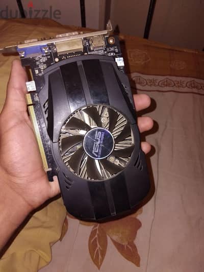 كارت شاشه نفيديا جى تى٧٥٠ تى اى ٢جيجا رام بحالة الجديد