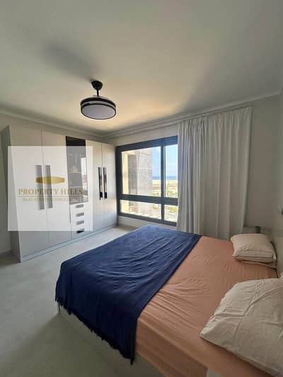 شاليه بفيو مميز عالبحر متشطب بالكامل للبيع في هاسيندا ويست الساحل الشمالي Hacienda West North Coast