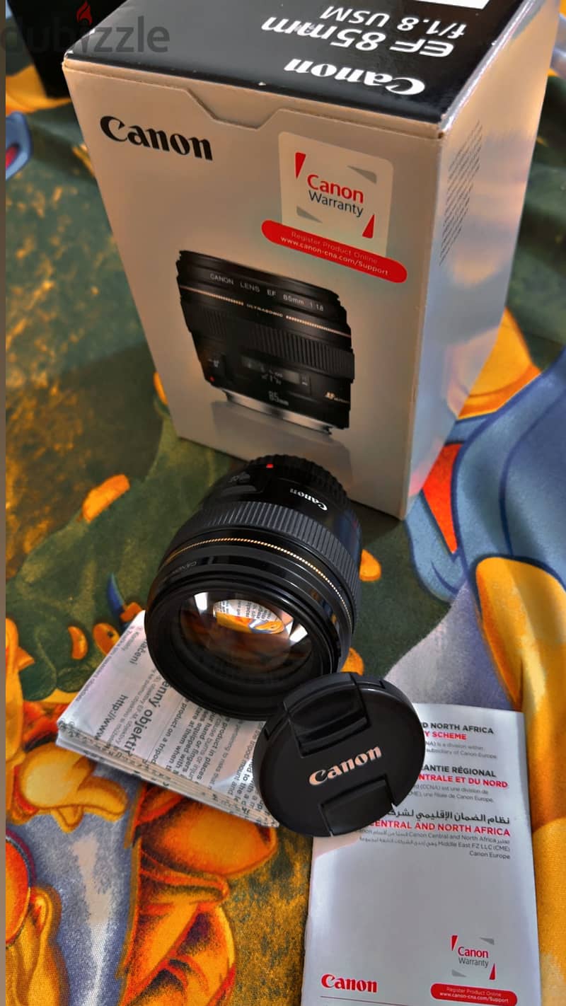 Lans canon 85 1.8 2