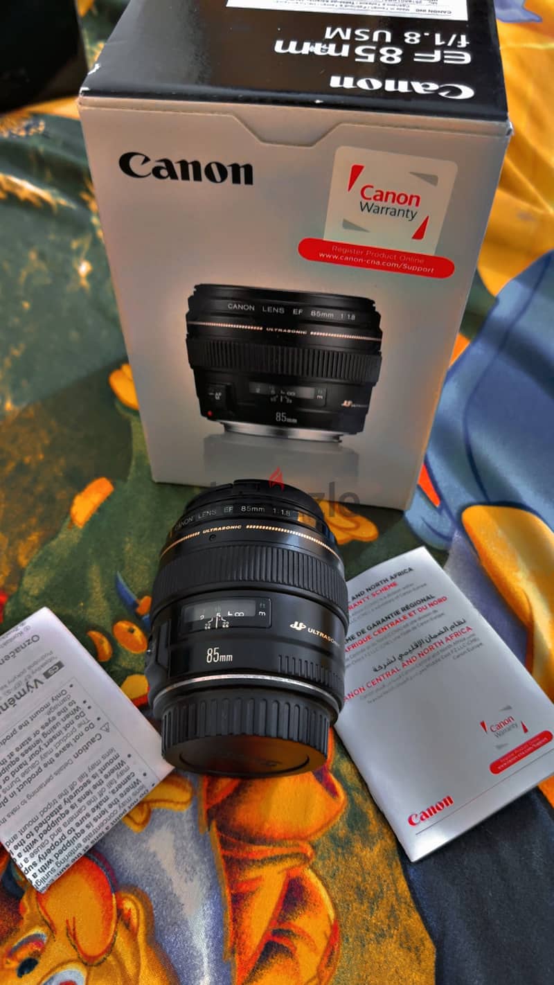 Lans canon 85 1.8 5