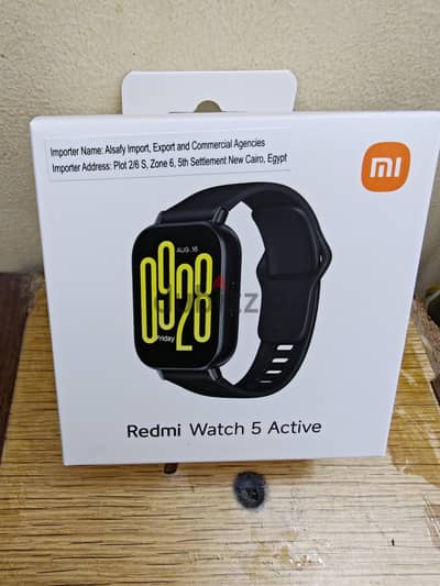 REDMI WATCH 5 ACTIVE ساعة سمارت ضمان و فاتورة شاومي متبرشمة