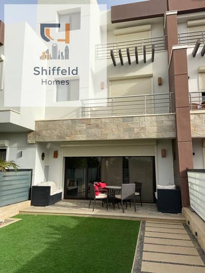 Hyde Park New Cairo Compound, Town House Fully Furnished Beside Mivida  and Auc luxury. for rent very prime location
