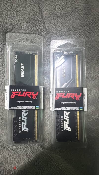 Ram 16GB 8x2 CL22 kingstonfury