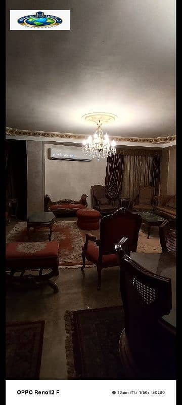 Furnished apartment for rent in Zahraa El Maadi, El Merag El Olaya