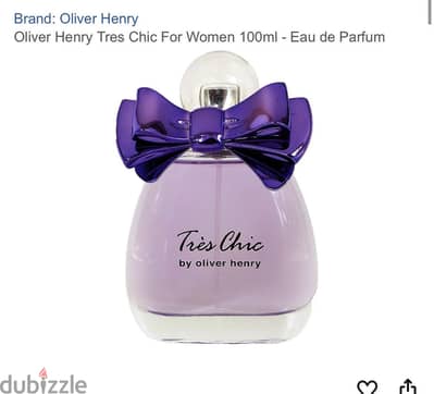 Tres chic perfume by oliver henry