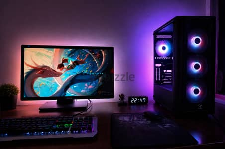 جهاز ألعاب احترافي كامل (i5-12400F, RTX 3060 12GB) بحالة ممتازة