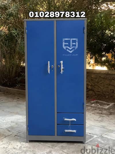 دولاب صاج محمل ٢ ضلفة ٢ كالون ب ٢ درج