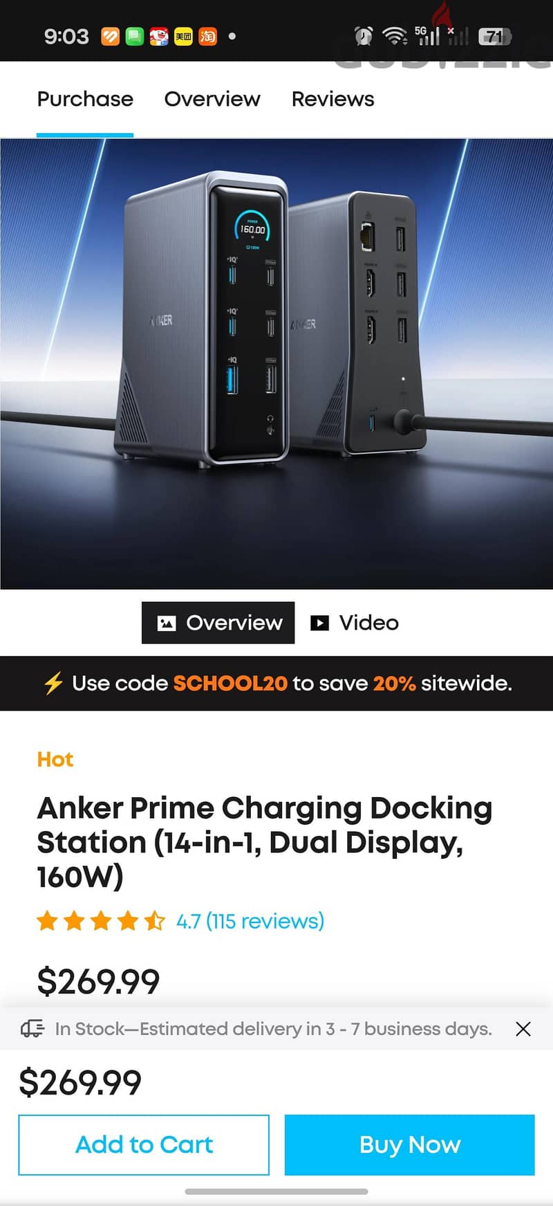 Anker Prime Charging, 160W 2