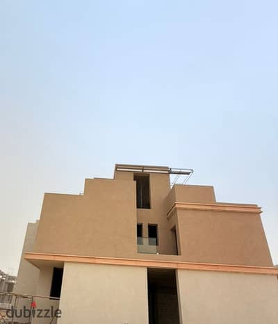 Corner townhouse for sale in a prime location within P. X. Compound by Palm Hills, one of Egypt's largest real estate developers.