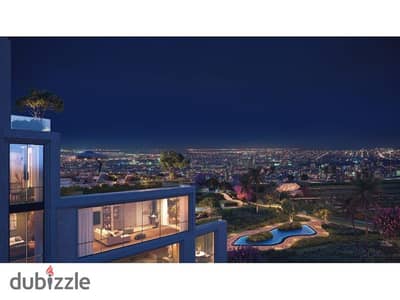 Apartment for sale inside the Novelist compound, Open View on the New Mokattam Corniche