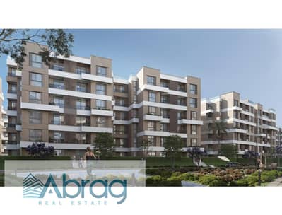Ground floor apartment for sale with a down payment starting from 5% and installments up to 10 years in Qamar compound directly opposite MSA University