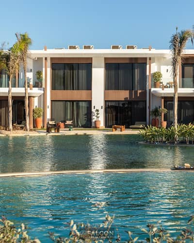 Chalet with an open view overlooking lagoons, finished with air conditioning (125 sq m, 2 bedrooms) for sale in Zoya Ghazala Bay, North Coast - Ghazal