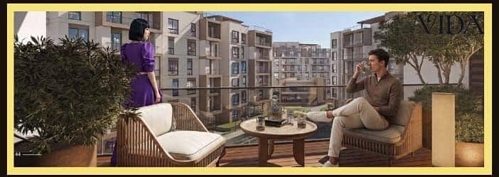 apartment for sale 104 sqm in Zaha Residence Compound directly on Al Wahat Road with a 10% down payment and installments for up to 10 years.