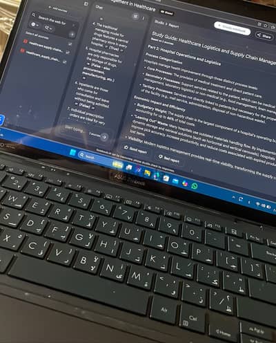 لابتوب Asus Zenbook Duo (شاشتين 14 تاتش OLED) - كسر زيرو تماما