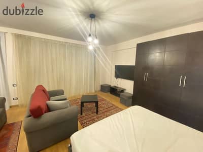 ستوديو مميز للبيع في بالم باركس بالم هيلز | 55م + روف 140م -  مفروش بالكامل  -  ألترا مودرن - Palm Parks Palm Hills