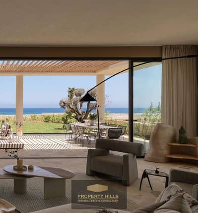 Chalet for sale in Cali Coast, delivery in one year, finished – Ras El Hekma | Sea View