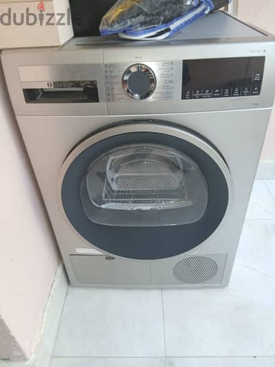 مجفف ملابس بوش 9ك ديجيتال اينوكس سيلفر WPG1410XEG