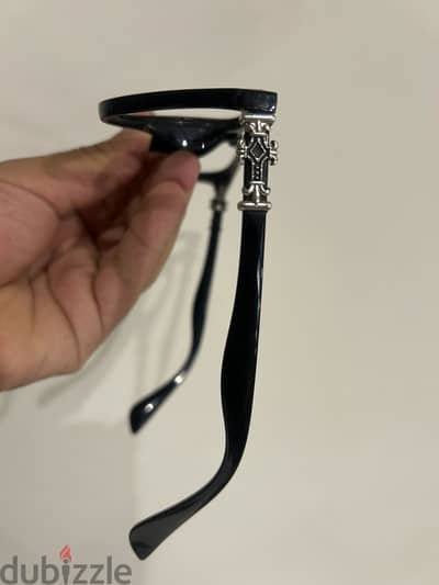 Chrome heart glasses بدون عدساات