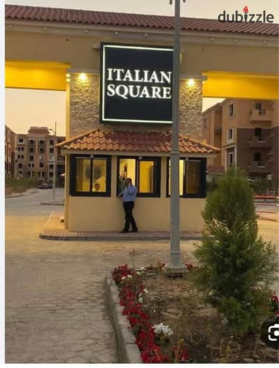 Apartment will not be repeated again, ground floor with a garden in the housing compound of the Italian neighborhood