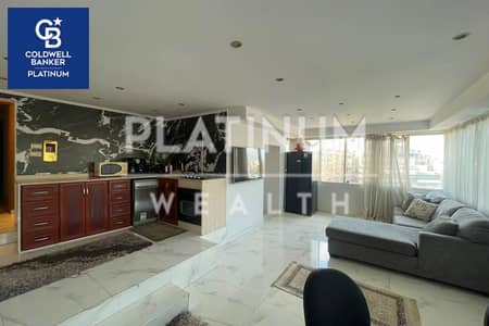 Open view All utilities included Super-luxury finishes Furnished Apartment for Rent, 120 m² + Roof Terrace, Mostafa Kamel