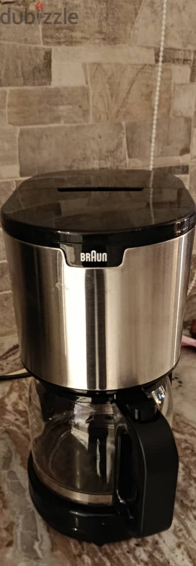 Household PurShine KF1500 WH, Filter Coffee Machine with Glass Carafe
