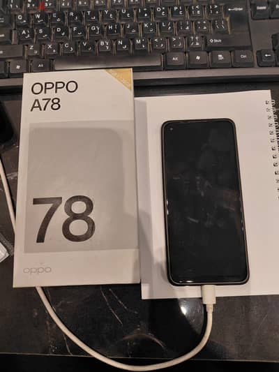 OPPO A78 128gb - أوبو A78 حاله ممتازة و استخدام خفيف جداً