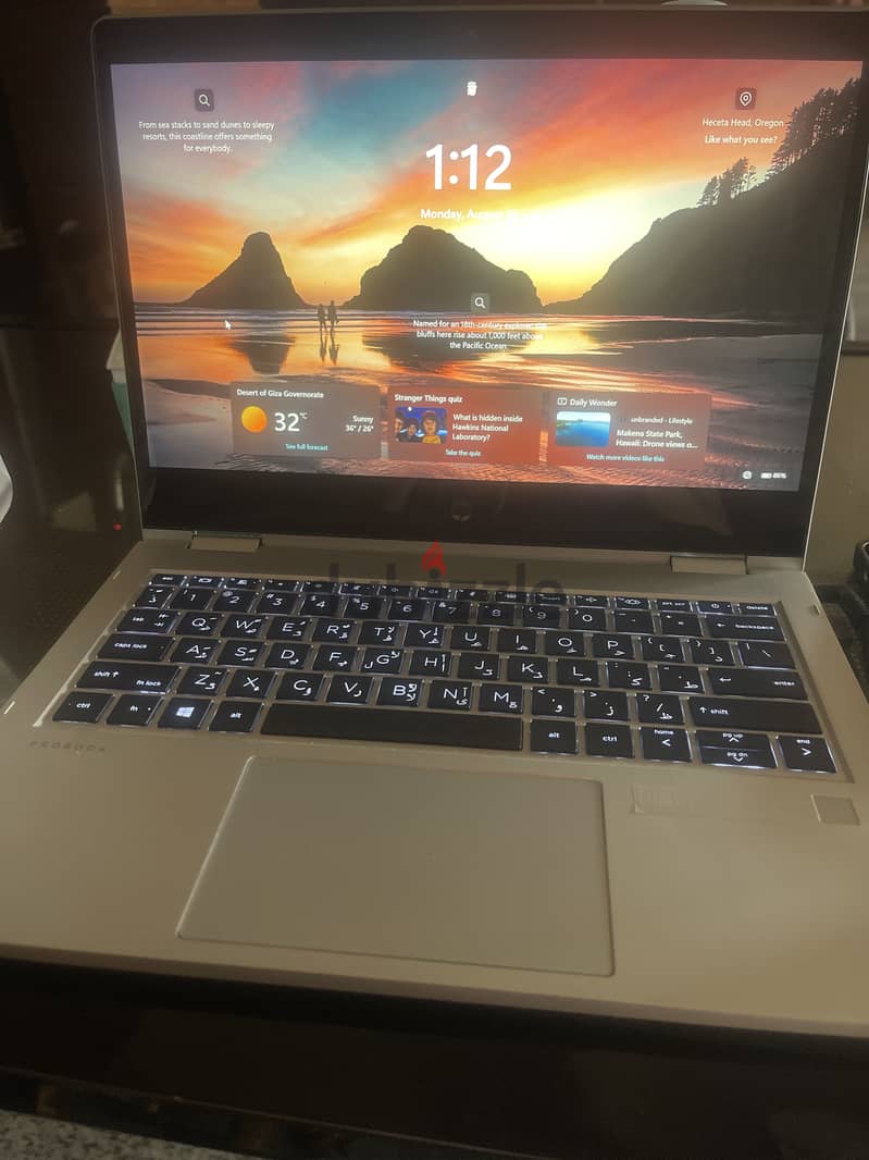 HP pro book touchscreen 1
