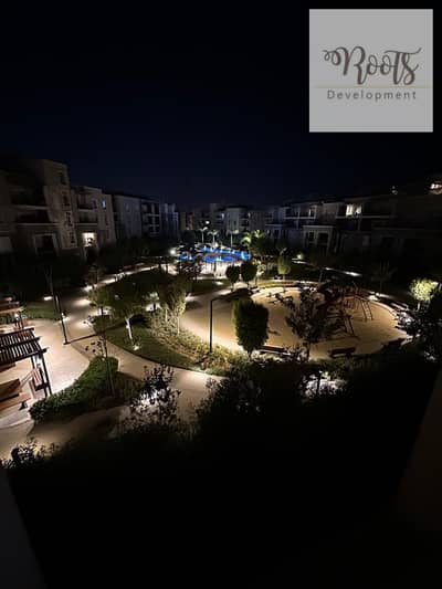 For Rent Fully Finished Ground Apartment with garden, kitchen, heaters and AC\s Landscape View in October Plaza, 6th of October