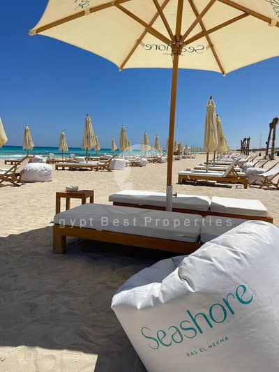 SEA VIEW TWIN HOUSE IN RAS AL HEKMA NORTH COAST WITH ONLY 5% DOWN PAYMENT OVER 8 YEARS !!!