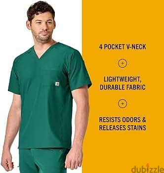 Carhartt Men's Ripstop Utility Scrub Top new Carhartt Men's Ripstop Utility Scrub Top new