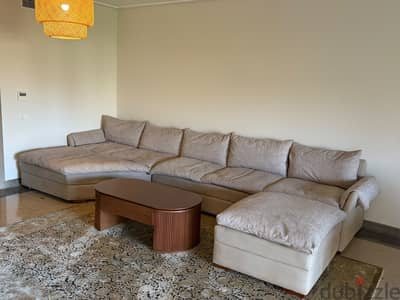 Modular Bouclé Sectional Sofa