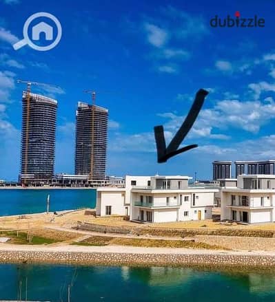 Duplex for sale at the old price, immediate occupancy, fully finished, in Mazarine Compound, New Alamein, 400 meters, double sea view, towers ready fo