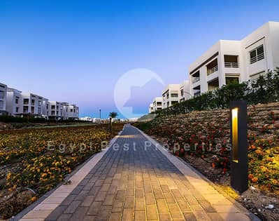fully furnished prime location ready to move 2 bedrooms chalet for sale in Amwaj North coast