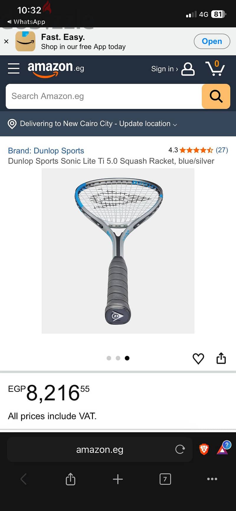 dunlop sonic lite ti squash racket 2