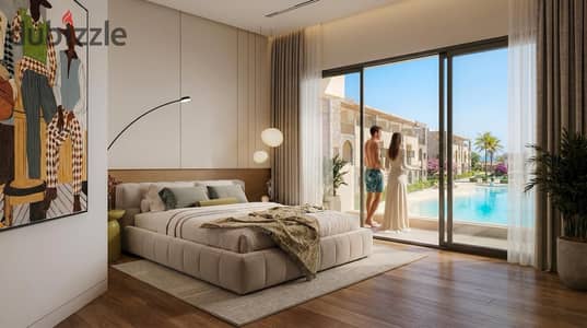 Chalet 131m in Garden in Horya Sidi Hanesh on the North Coast with a 10% down payment and 12-year installment