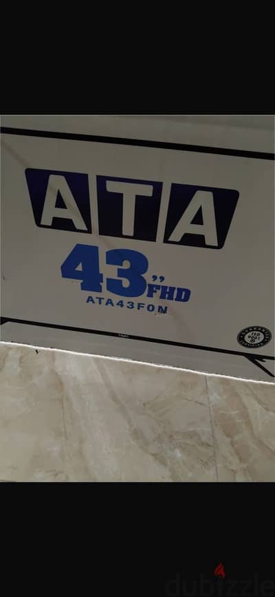 ايه تي ايه تلفزيون - 43 بوصة - LED-FHD - أسود - ATA43FON
