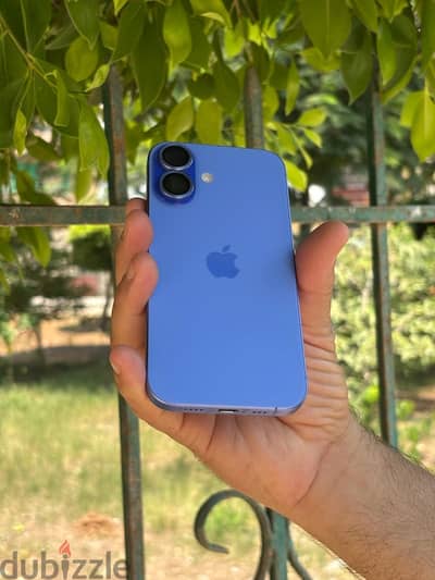 Apple - iPhone 16 Ultramarine 128GB ايفون ١٦ عادي ازرق