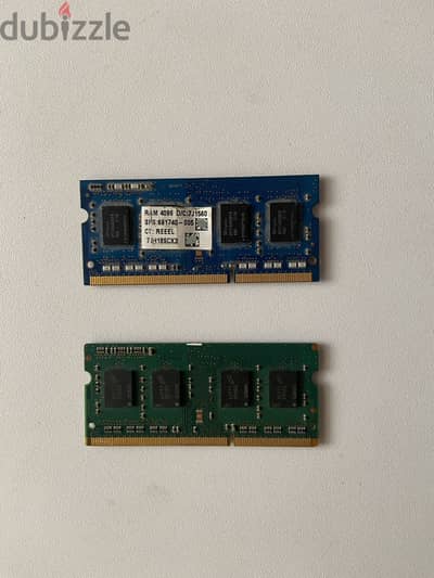2 x 4gb ram sticks
