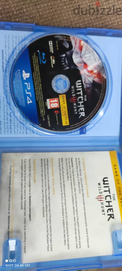 لعبه the Witcher نسخه الgame of the year ps4
