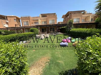 Furnished Ground chalet for sale with garden in marina wadi degla