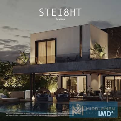Grand Villa 484m Prime Location under market price in Stei8ht  New Cairo - Installments