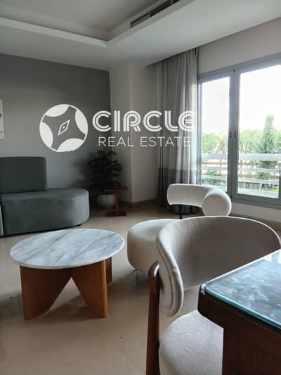 Stunning Breathtaking View Ultra Super Lux Ground Floor Apartment 220m With 120m Garden For Rent In Cairo Festival City New Cairo