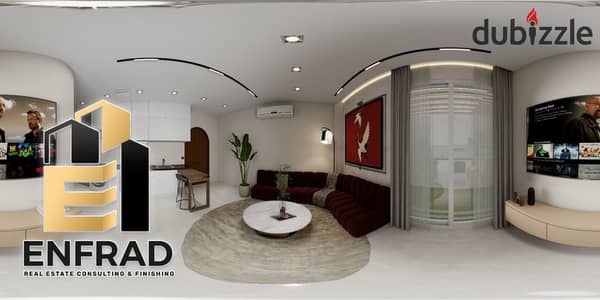 Studio for sale in Al Tagamoa, Lotus on the main Al Nawadi street in front of Agora Mall