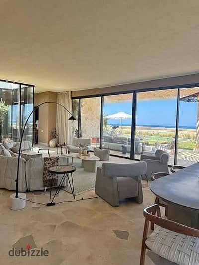 et for Sale in Marsa Baghush, North Coast | Direct Sea View | Fully Furnished