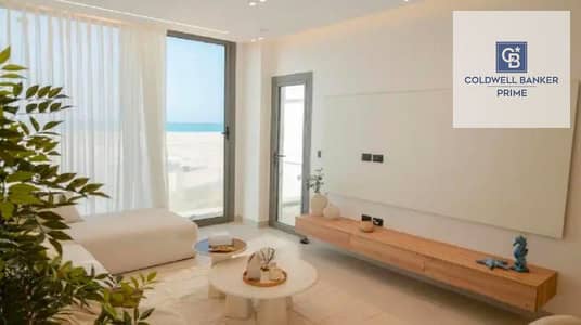 A distinctive chalet for sale, 62 sq m, finished with air conditioning, consisting of one bedroom, close to the sea, with a down payment starting from