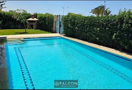 Ready, Best villa in the compound, below market price, open view on landscape + pool, for sale in La Vista City New Capital, near Al Maqsad.