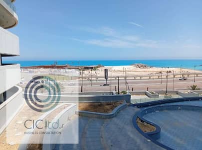 Furnished Cabin for Sale in New Alamein Towers | 116 sqm | Sea View | Ready to Move | 1 Bedroom | Immediate Delivery