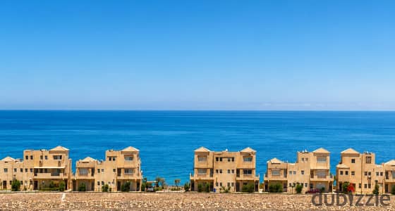Receive a two-bedroom chalet for sale with a sea view in Ain Sokhna after 6 months and a 30% discount until the end of the month