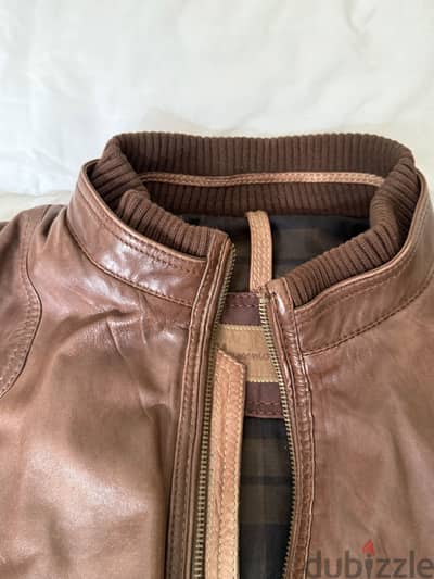 Massimo Dutti leather jacket