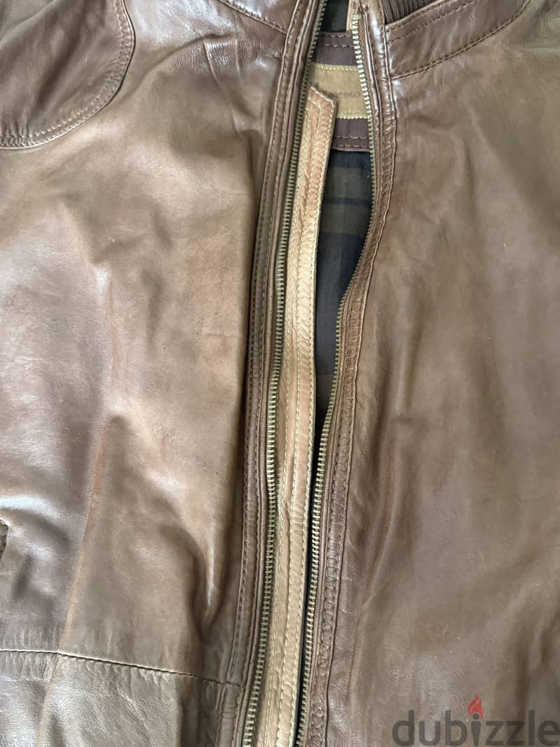 Massimo Dutti leather jacket 3